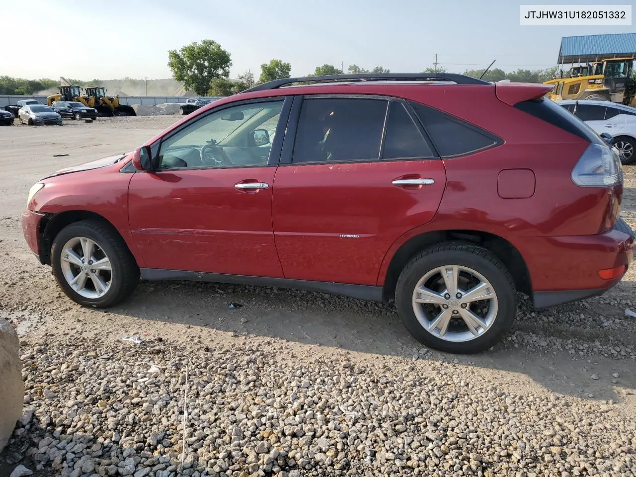 2008 Lexus Rx 400H VIN: JTJHW31U182051332 Lot: 66805274