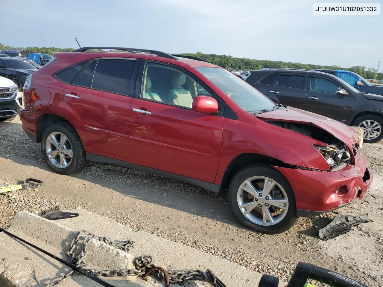 2008 Lexus Rx 400H VIN: JTJHW31U182051332 Lot: 66805274