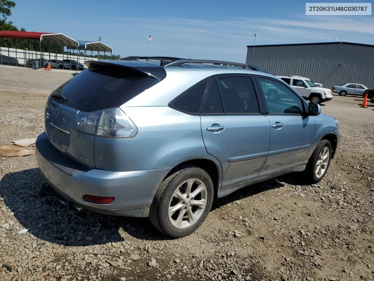 2008 Lexus Rx 350 VIN: 2T2GK31U48C030787 Lot: 67919104