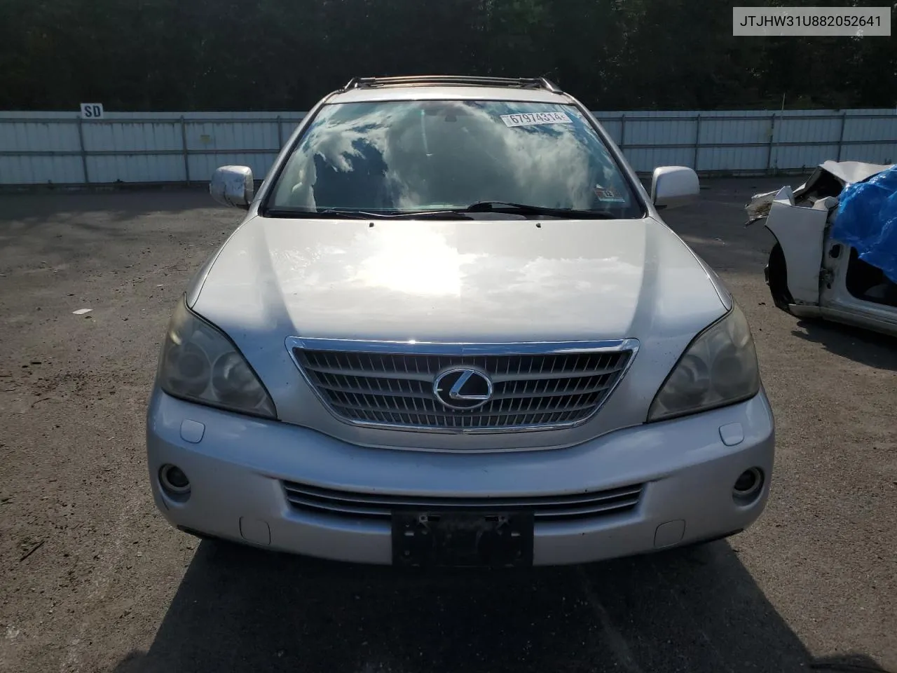 2008 Lexus Rx 400H VIN: JTJHW31U882052641 Lot: 67974314