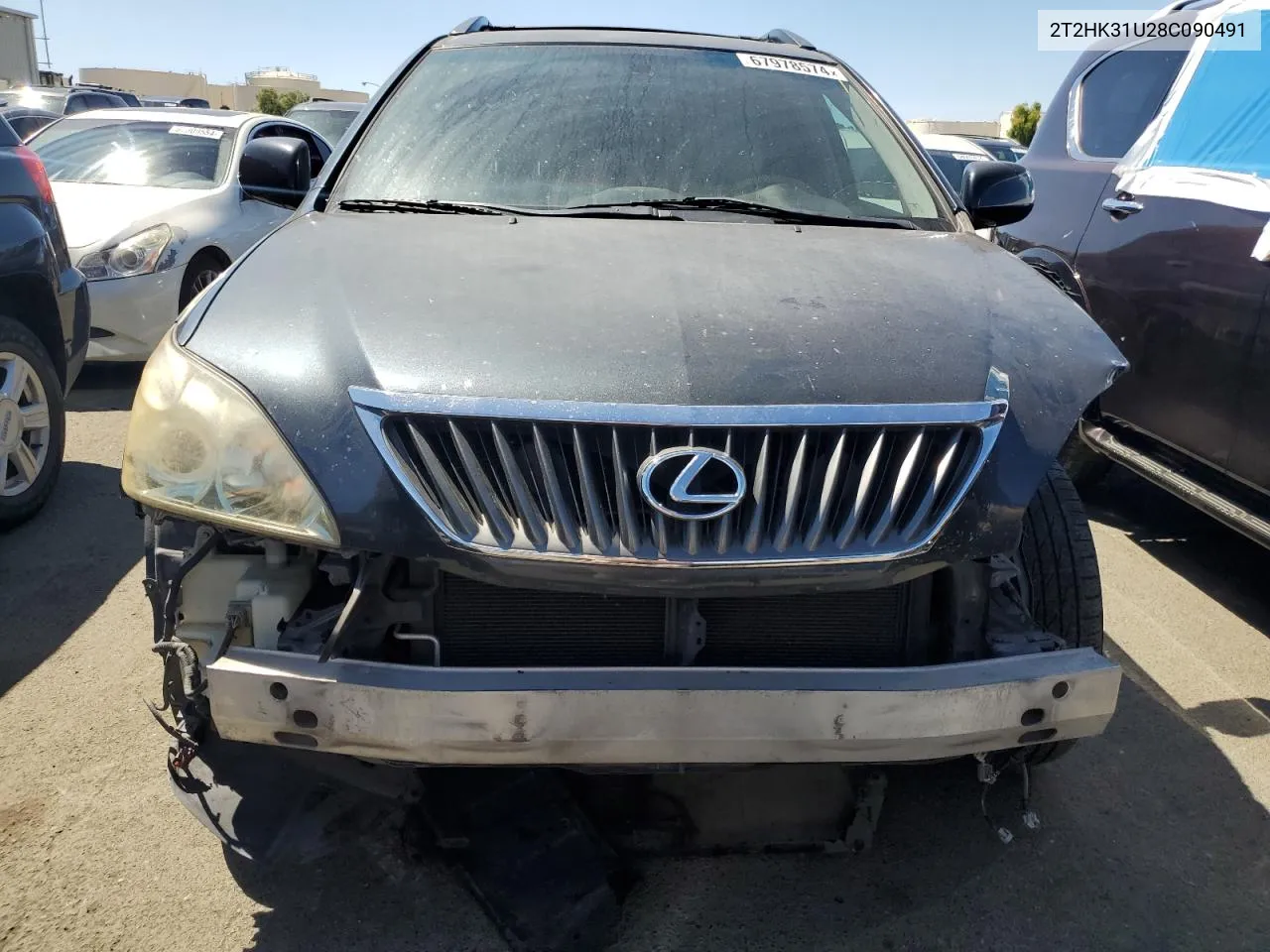 2008 Lexus Rx 350 VIN: 2T2HK31U28C090491 Lot: 67978574