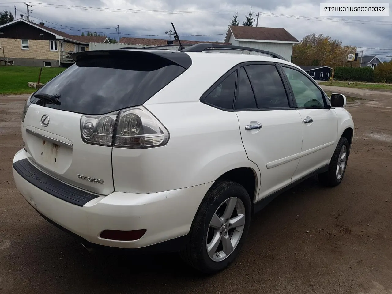 2008 Lexus Rx 350 VIN: 2T2HK31U58C080392 Lot: 68607504