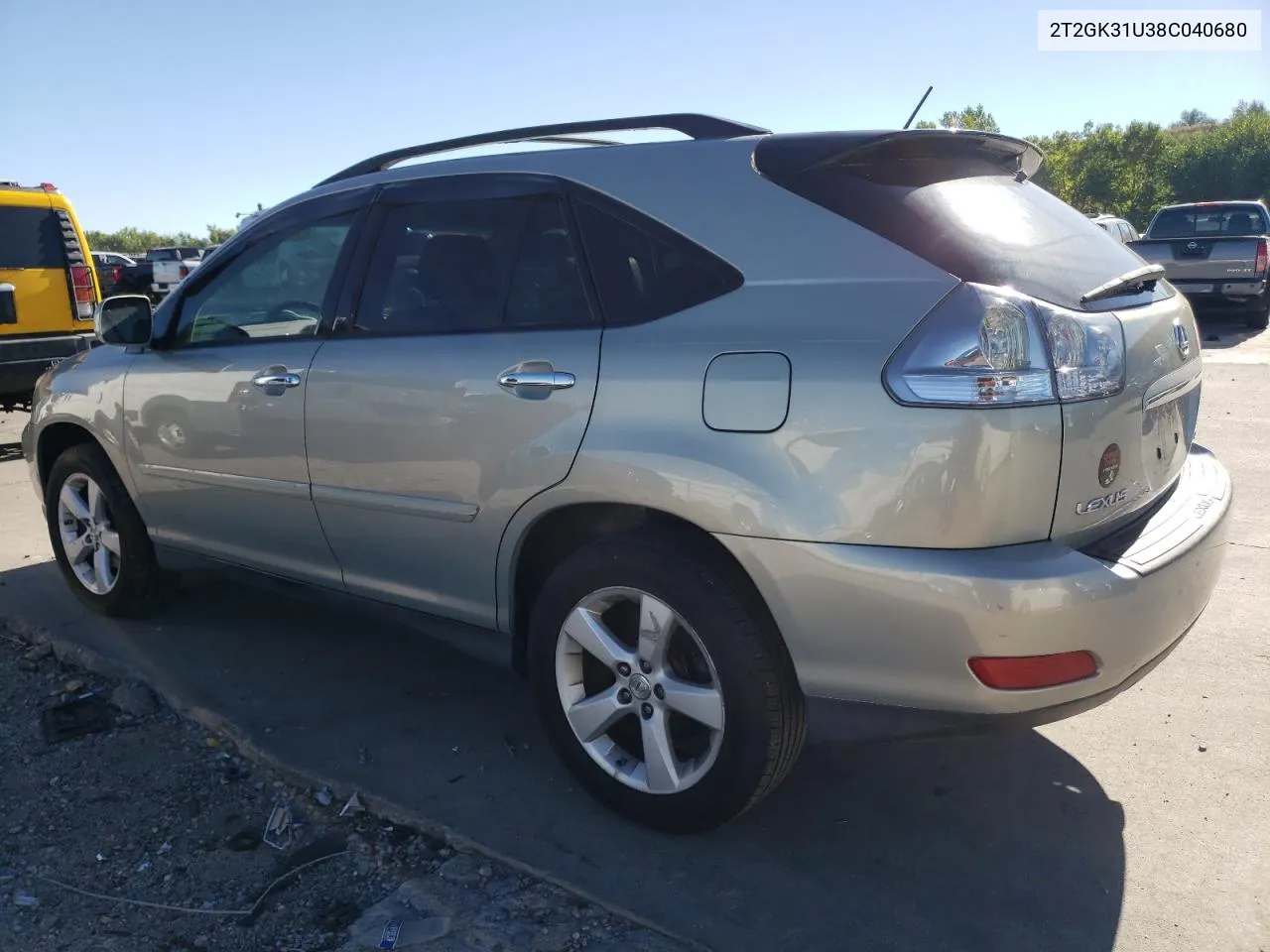 2008 Lexus Rx 350 VIN: 2T2GK31U38C040680 Lot: 68930344