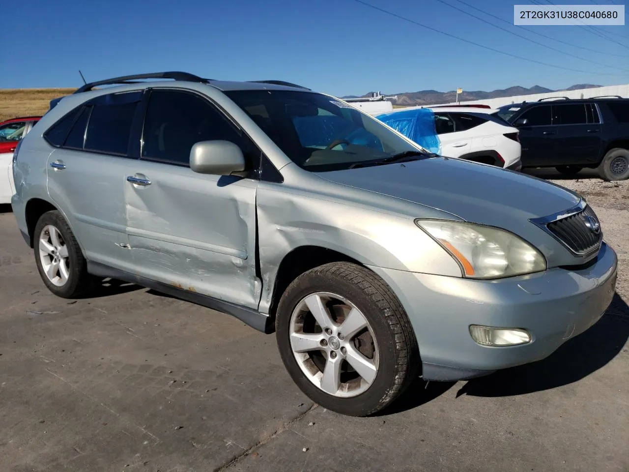 2008 Lexus Rx 350 VIN: 2T2GK31U38C040680 Lot: 68930344