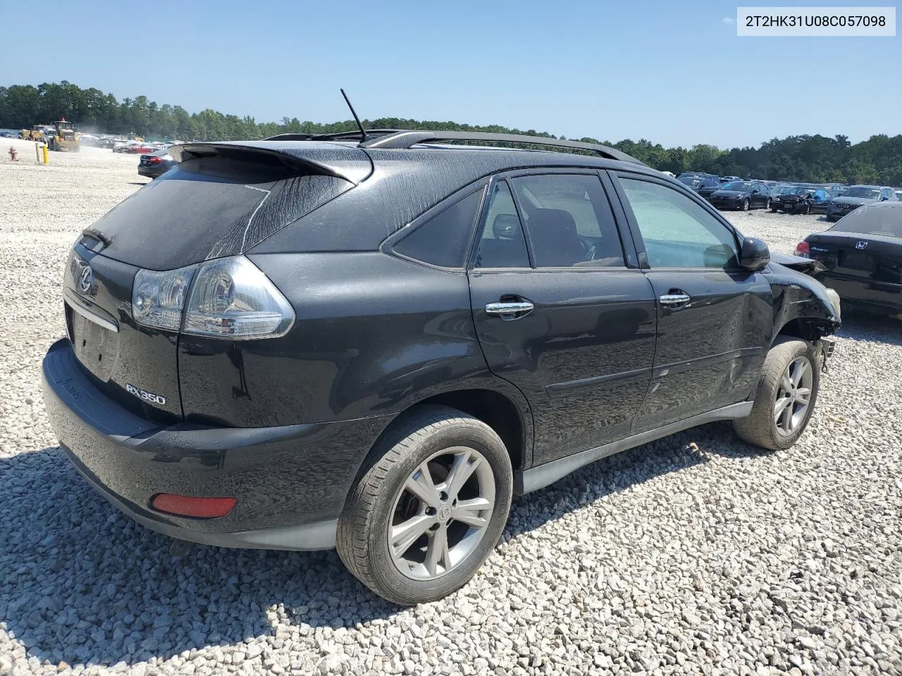 2008 Lexus Rx 350 VIN: 2T2HK31U08C057098 Lot: 68976754