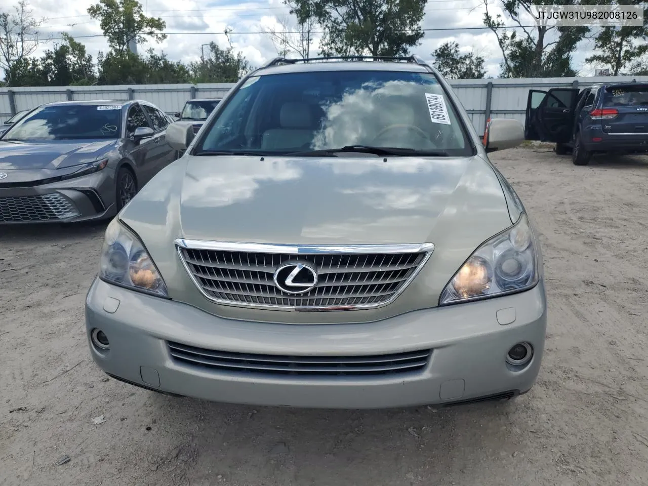 2008 Lexus Rx 400H VIN: JTJGW31U982008126 Lot: 69139074