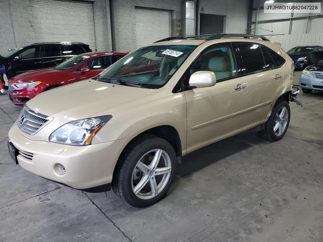 2008 Lexus Rx 400H VIN: JTJHW31U882047228 Lot: 69186714