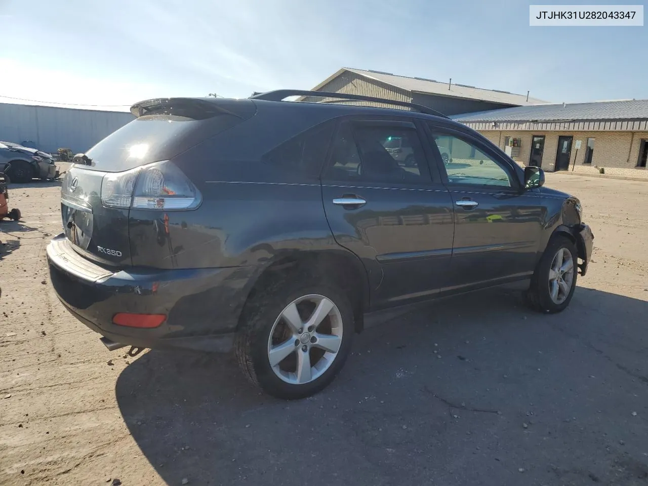 2008 Lexus Rx 350 VIN: JTJHK31U282043347 Lot: 69232934