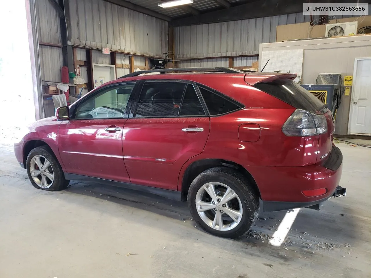 2008 Lexus Rx 400H VIN: JTJHW31U382863666 Lot: 69280954