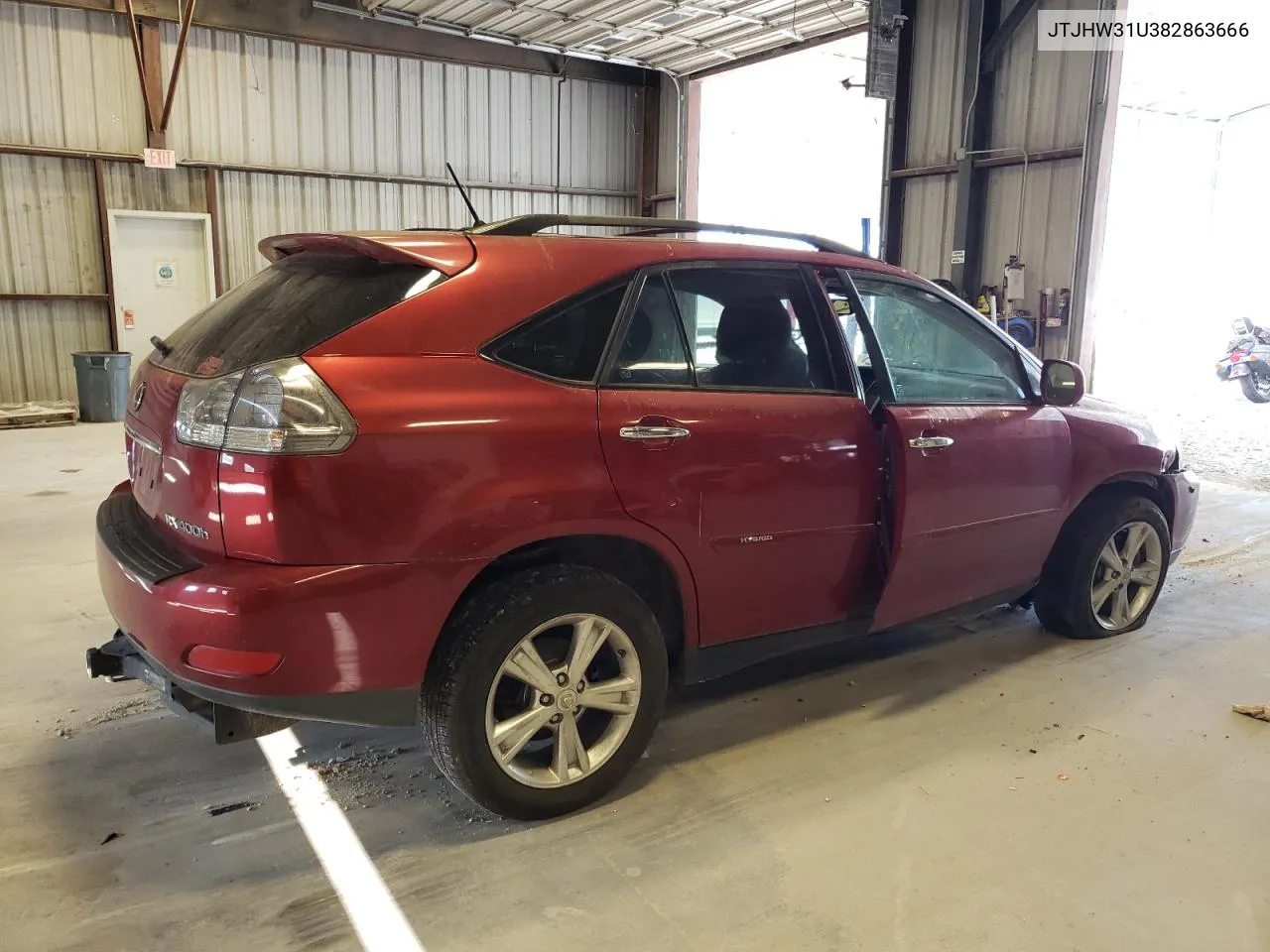 2008 Lexus Rx 400H VIN: JTJHW31U382863666 Lot: 69280954