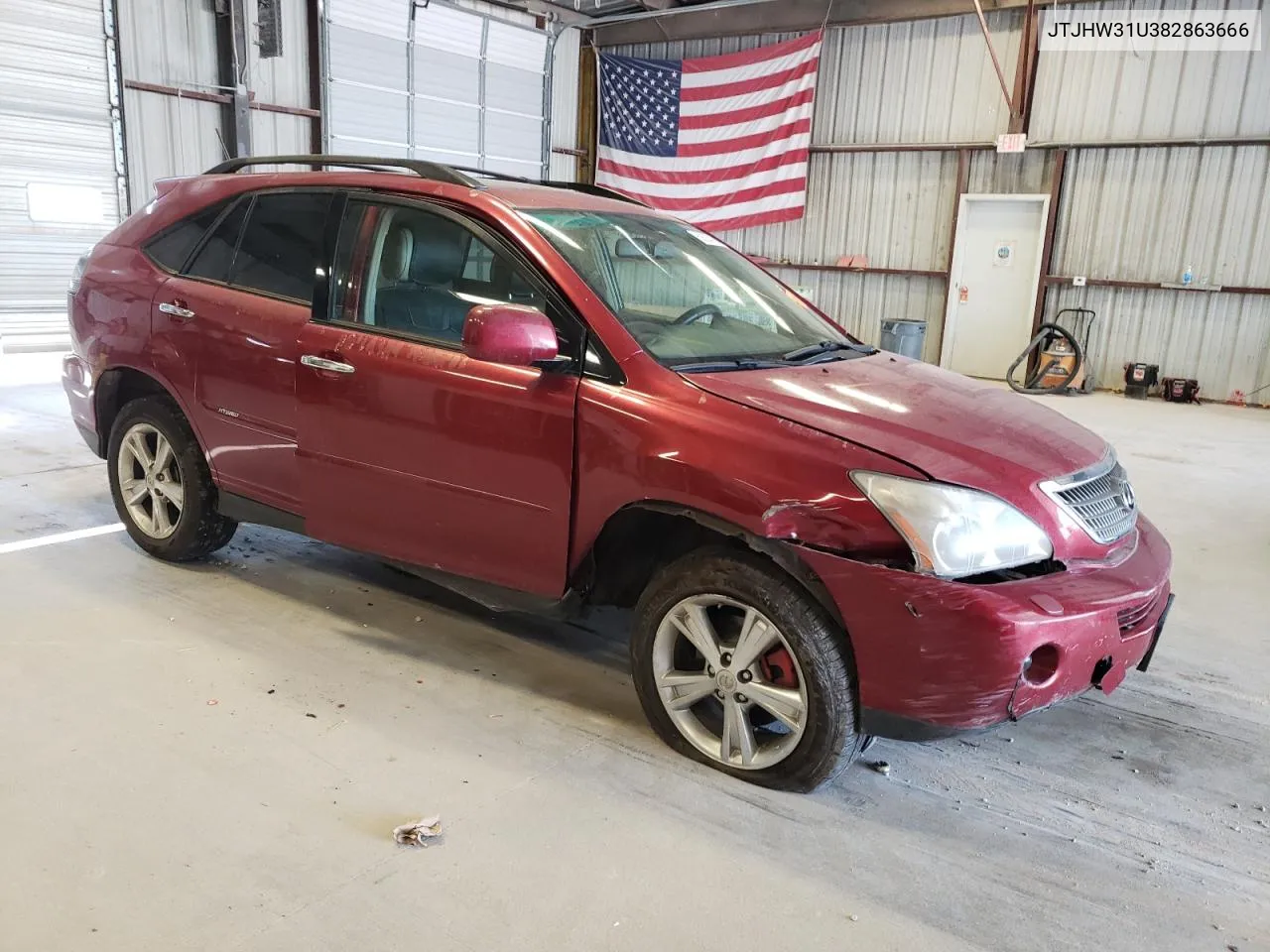 2008 Lexus Rx 400H VIN: JTJHW31U382863666 Lot: 69280954