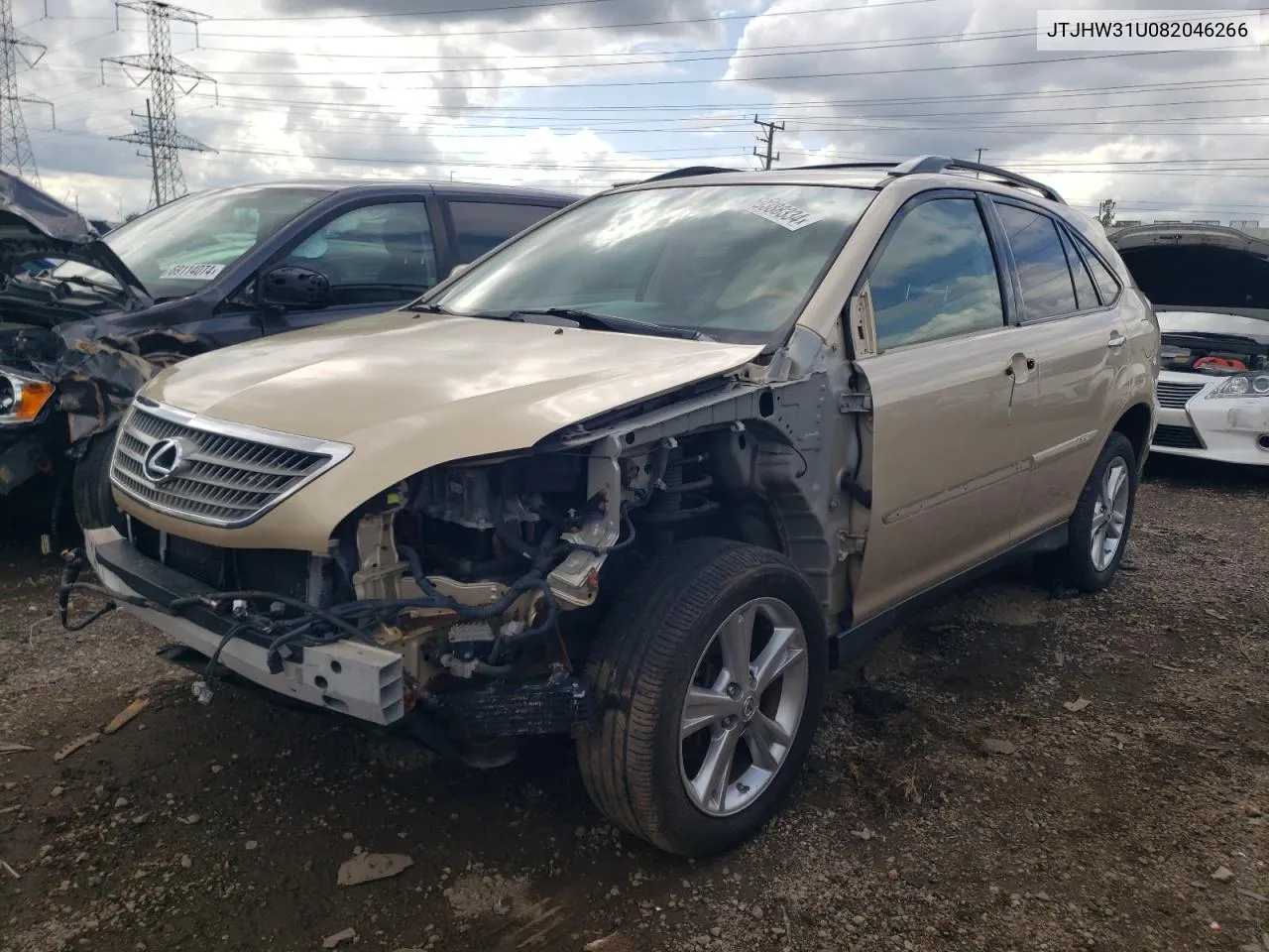 2008 Lexus Rx 400H VIN: JTJHW31U082046266 Lot: 69388334