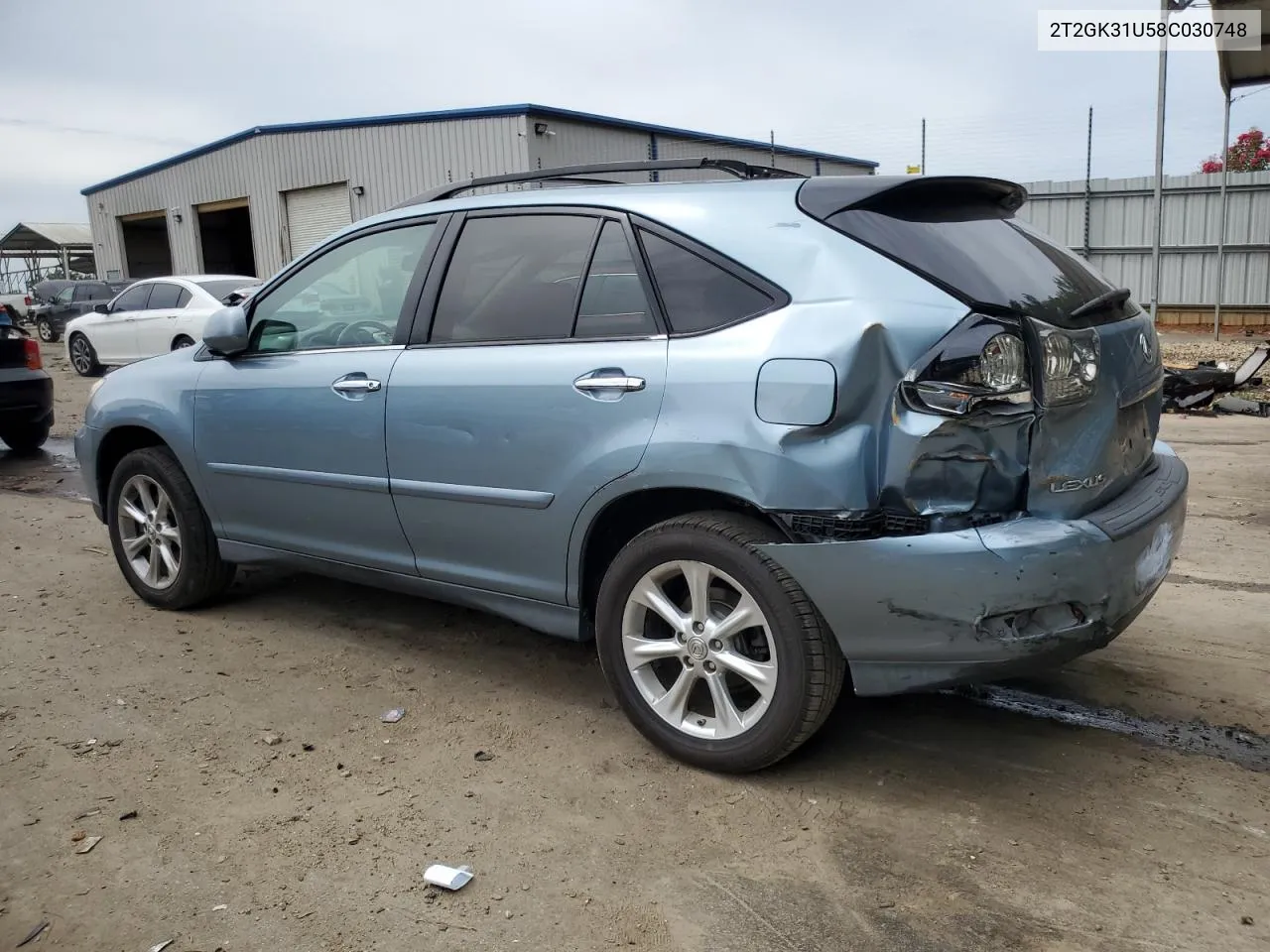 2008 Lexus Rx 350 VIN: 2T2GK31U58C030748 Lot: 70220374