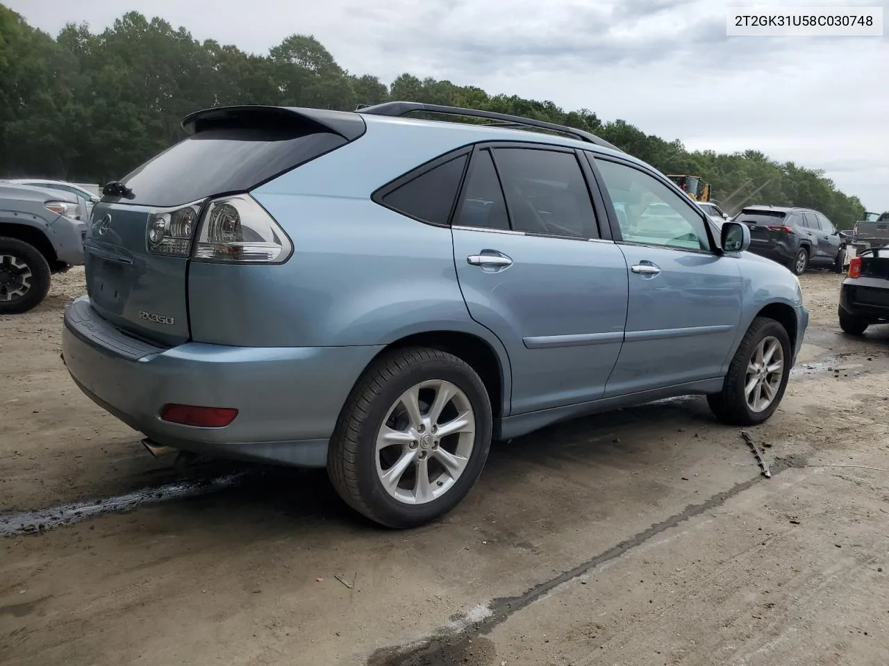 2008 Lexus Rx 350 VIN: 2T2GK31U58C030748 Lot: 70220374