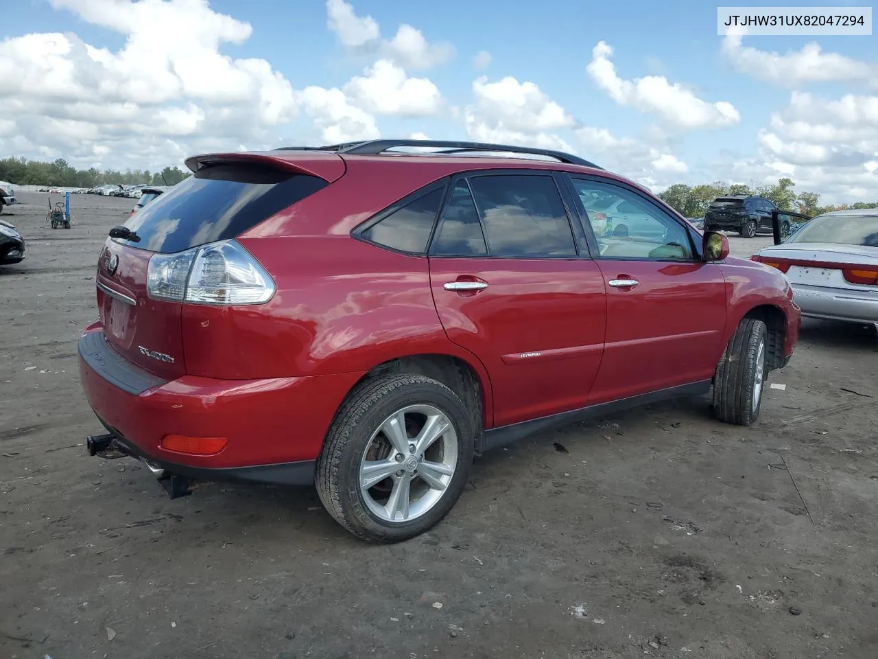 2008 Lexus Rx 400H VIN: JTJHW31UX82047294 Lot: 70295724