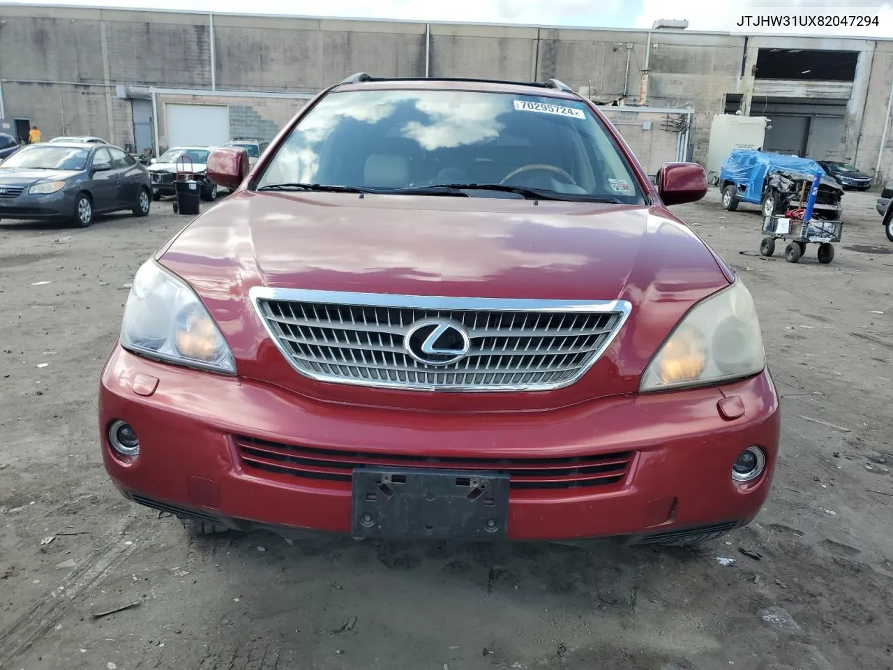 2008 Lexus Rx 400H VIN: JTJHW31UX82047294 Lot: 70295724