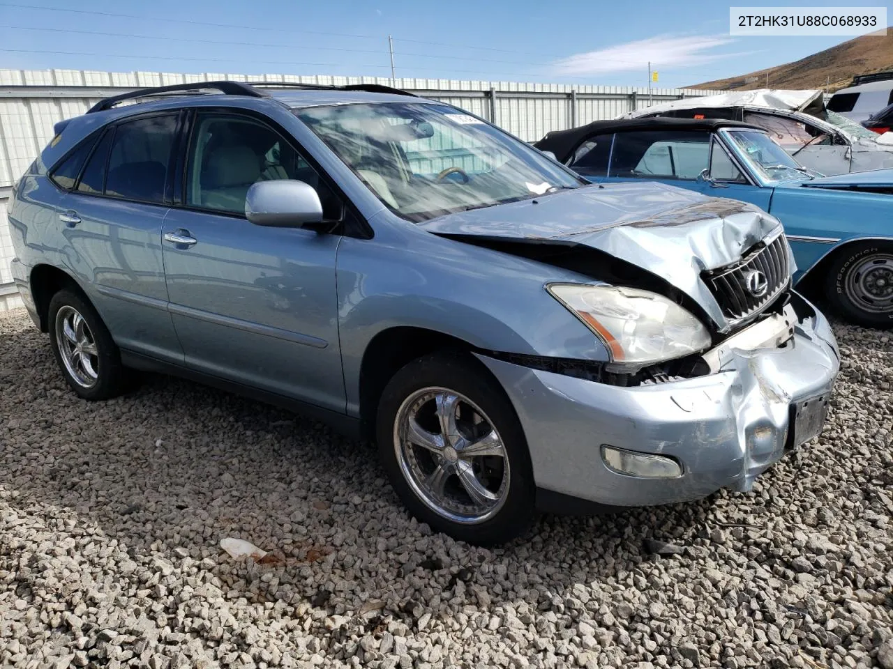 2008 Lexus Rx 350 VIN: 2T2HK31U88C068933 Lot: 70812434