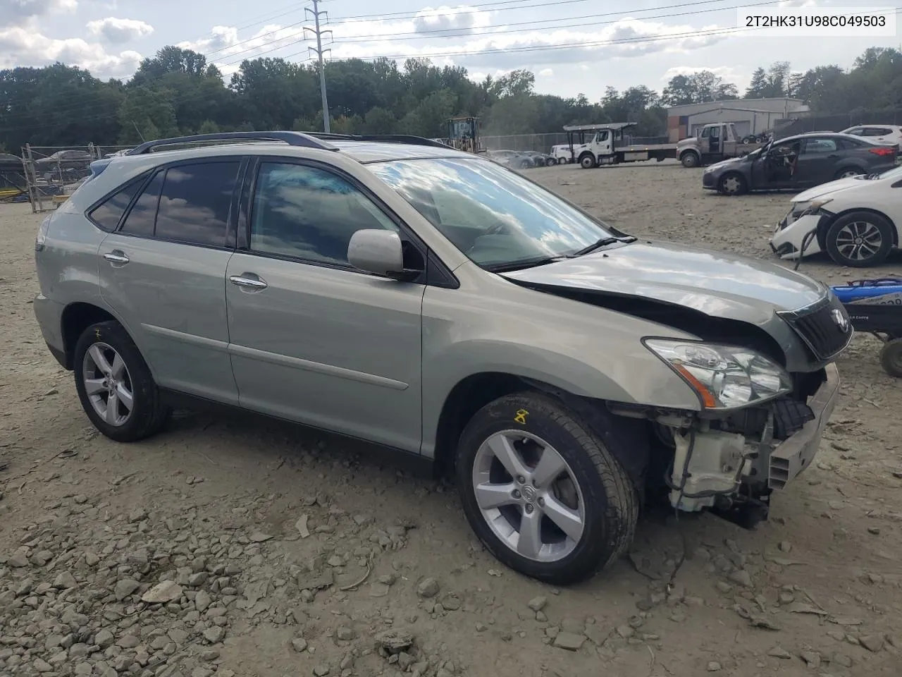 2008 Lexus Rx 350 VIN: 2T2HK31U98C049503 Lot: 71241764