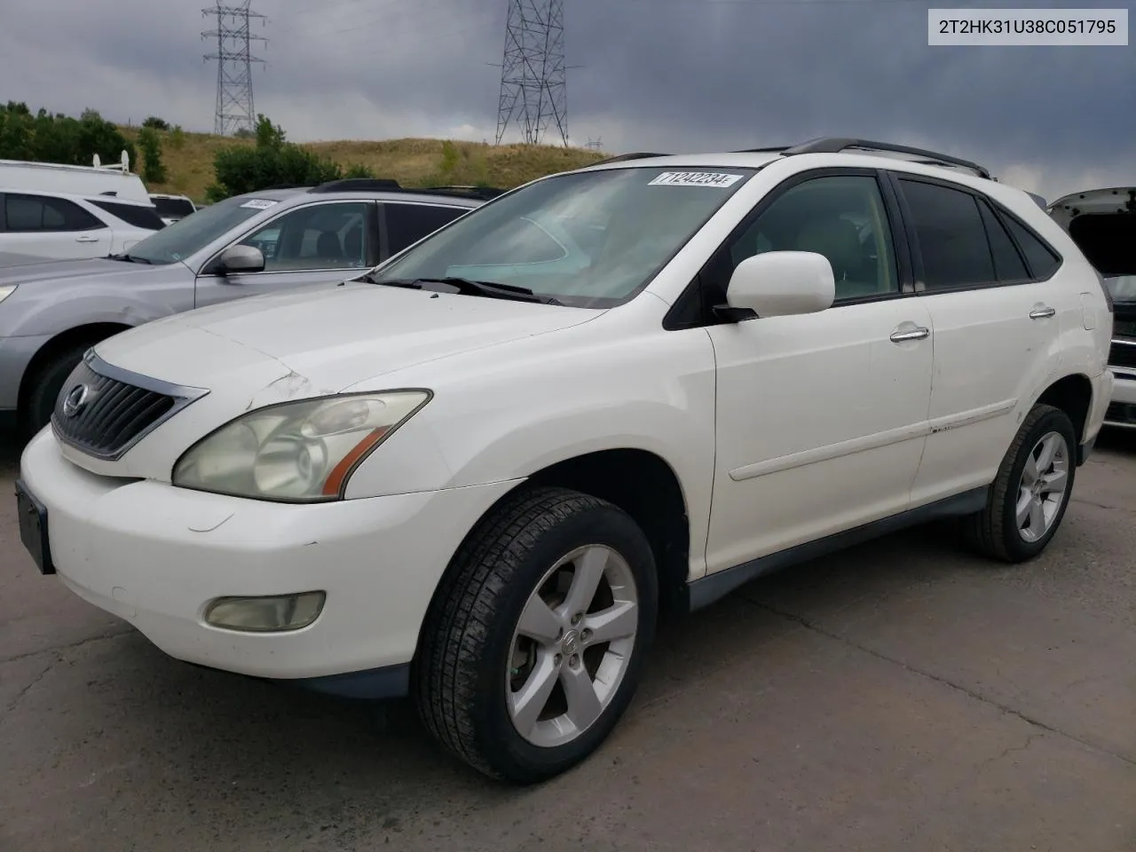 2T2HK31U38C051795 2008 Lexus Rx 350