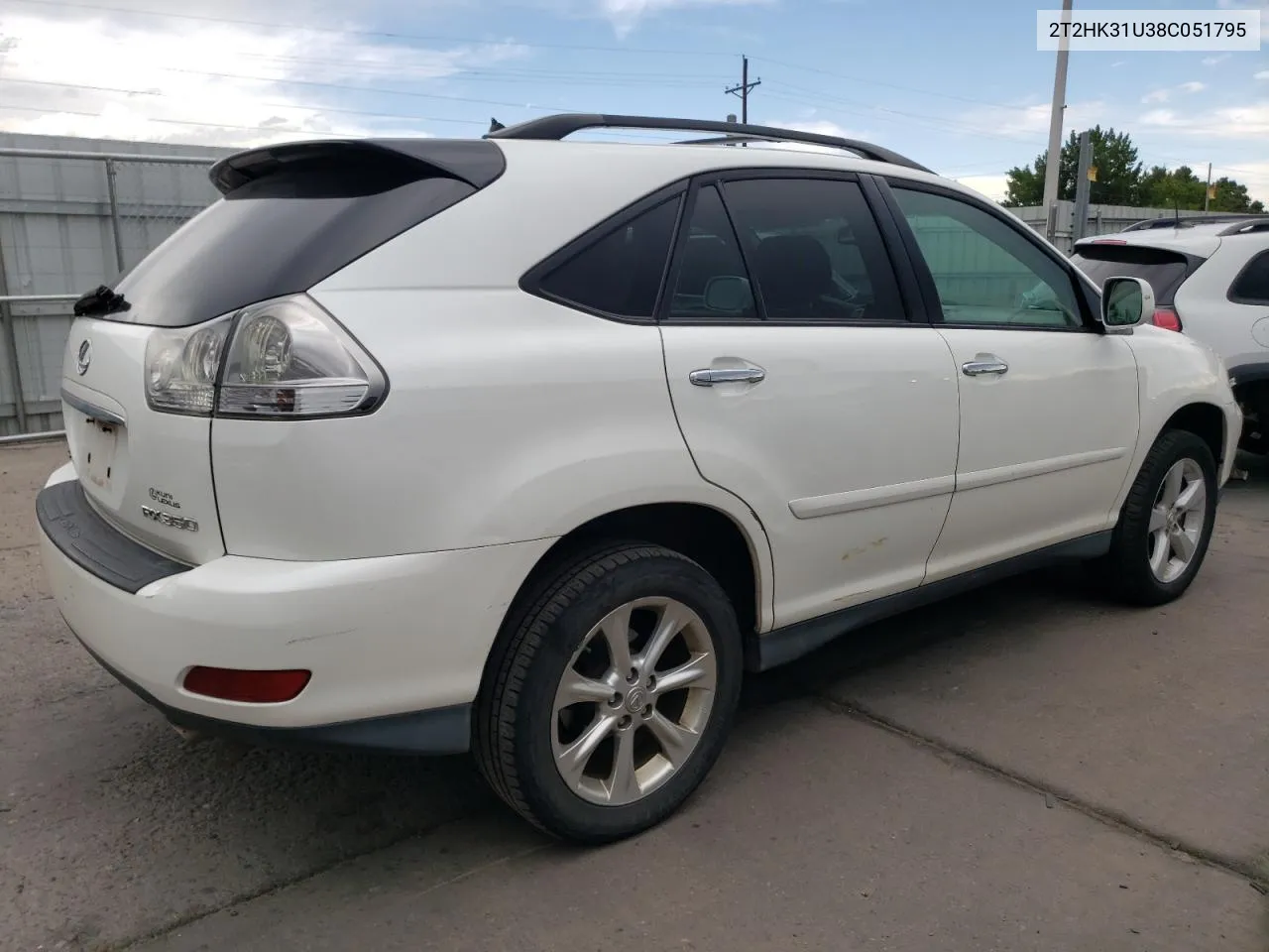 2008 Lexus Rx 350 VIN: 2T2HK31U38C051795 Lot: 71242234