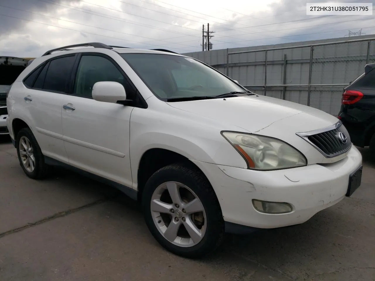 2008 Lexus Rx 350 VIN: 2T2HK31U38C051795 Lot: 71242234