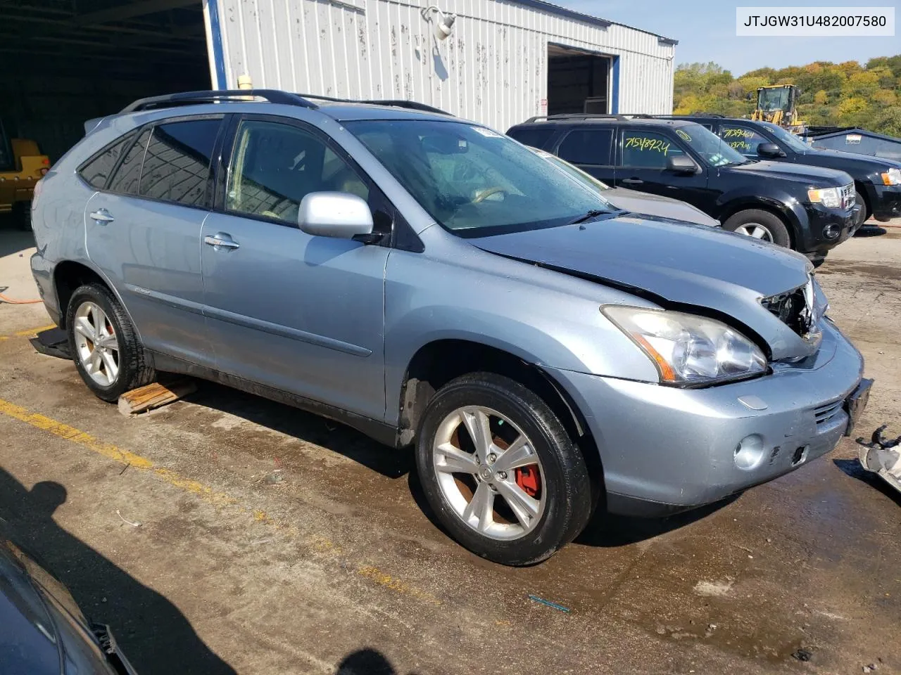 2008 Lexus Rx 400H VIN: JTJGW31U482007580 Lot: 71312884