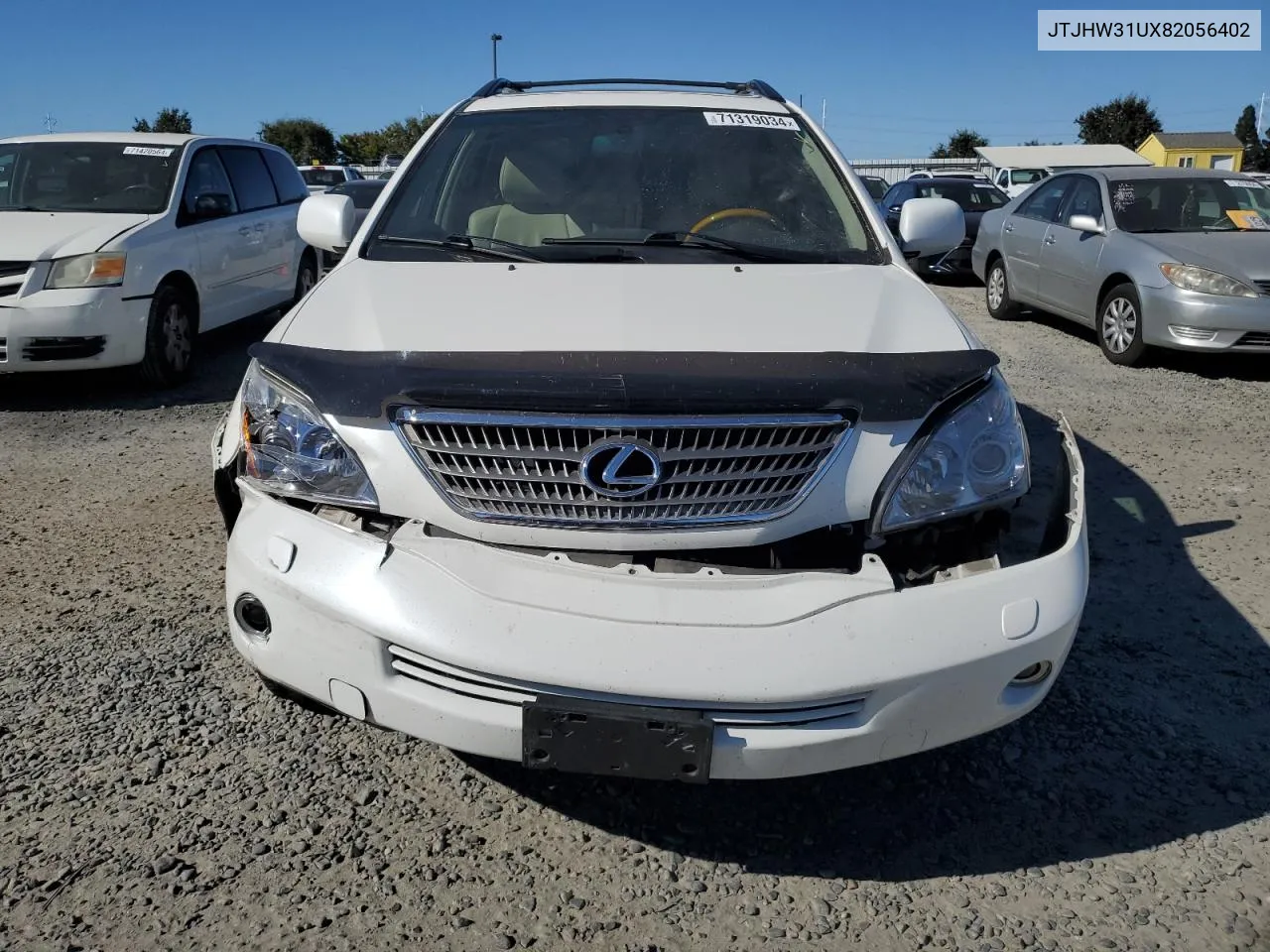 2008 Lexus Rx 400H VIN: JTJHW31UX82056402 Lot: 71319034