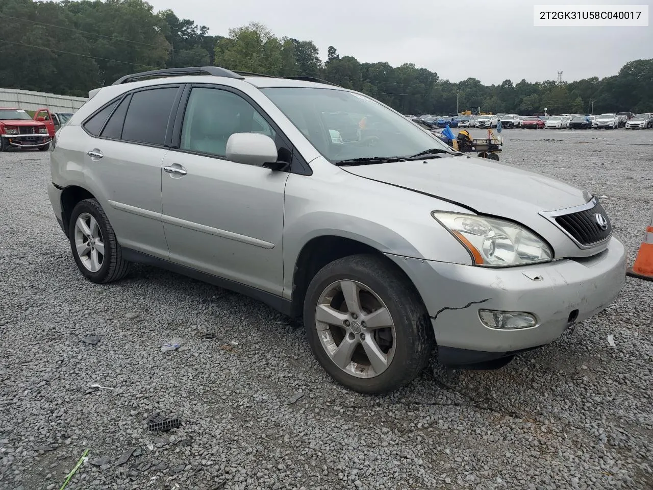 2008 Lexus Rx 350 VIN: 2T2GK31U58C040017 Lot: 71831384