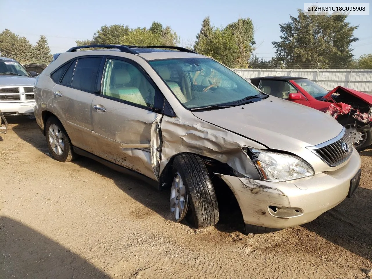 2008 Lexus Rx 350 VIN: 2T2HK31U18C095908 Lot: 71967434