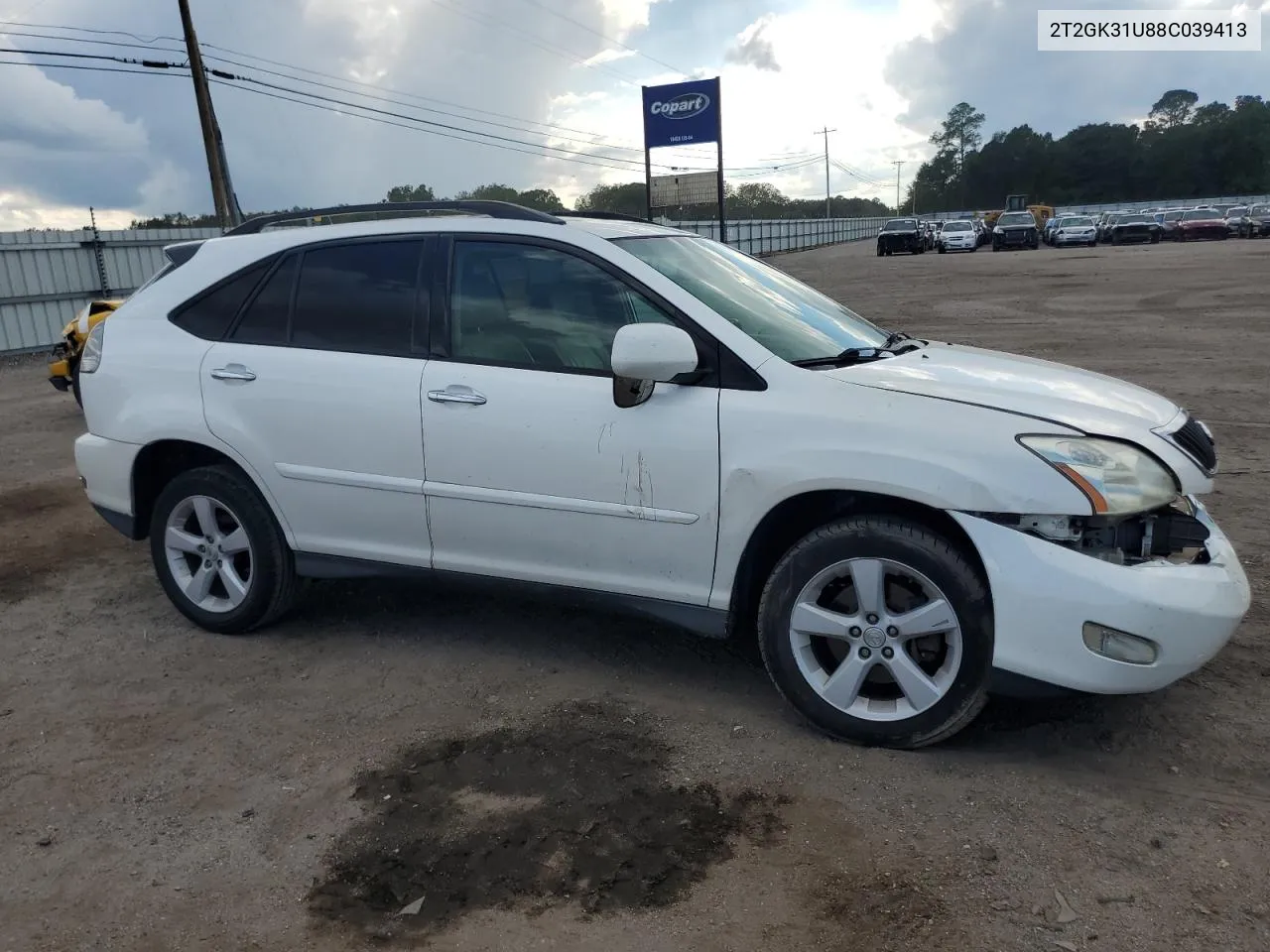 2008 Lexus Rx 350 VIN: 2T2GK31U88C039413 Lot: 72061914