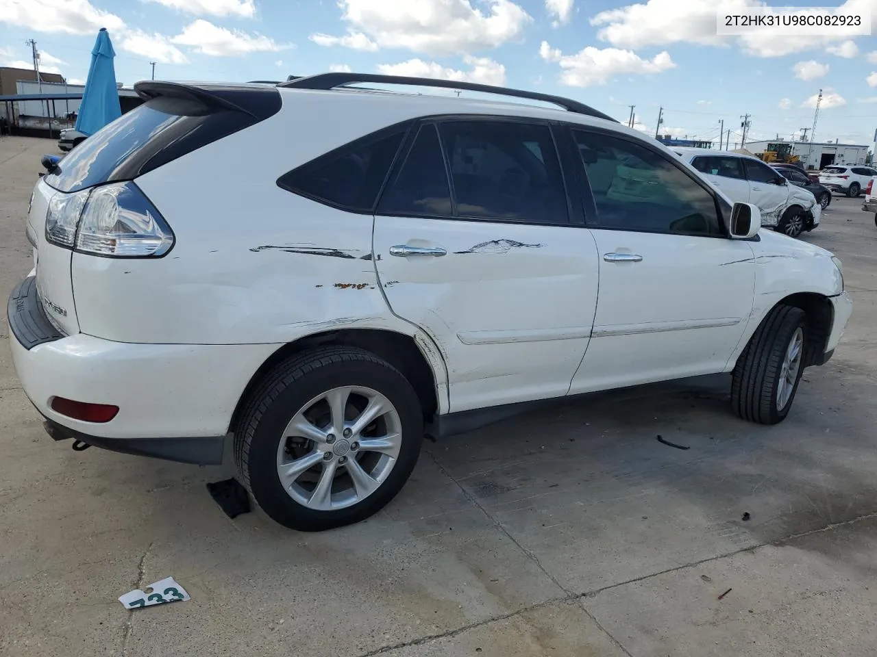 2008 Lexus Rx 350 VIN: 2T2HK31U98C082923 Lot: 72635194