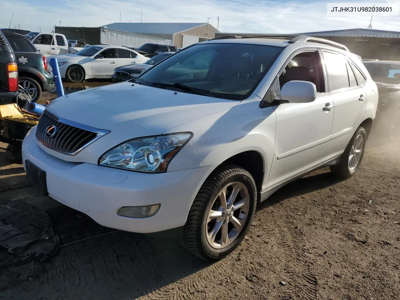 2008 Lexus Rx 350 VIN: JTJHK31U982038601 Lot: 72642484