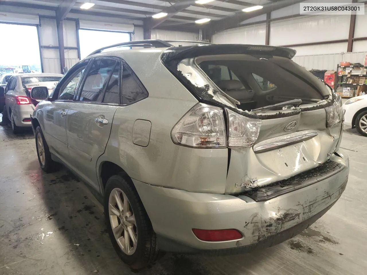 2008 Lexus Rx 350 VIN: 2T2GK31U58C043001 Lot: 72744904