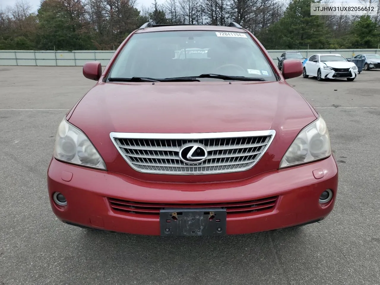 2008 Lexus Rx 400H VIN: JTJHW31UX82056612 Lot: 72841194