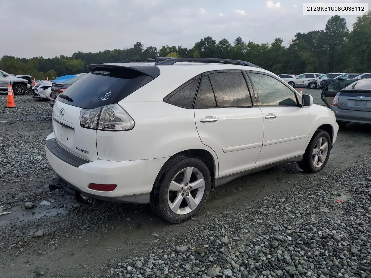 2008 Lexus Rx 350 VIN: 2T2GK31U08C038112 Lot: 73081004