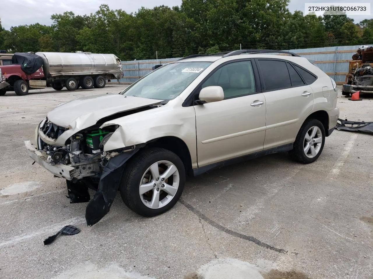 2008 Lexus Rx 350 VIN: 2T2HK31U18C066733 Lot: 73195204