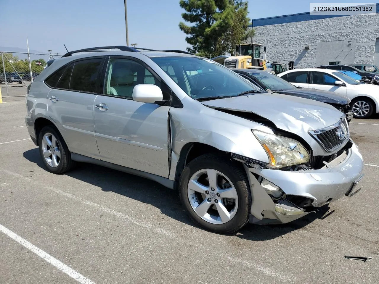 2008 Lexus Rx 350 VIN: 2T2GK31U68C051382 Lot: 73256434