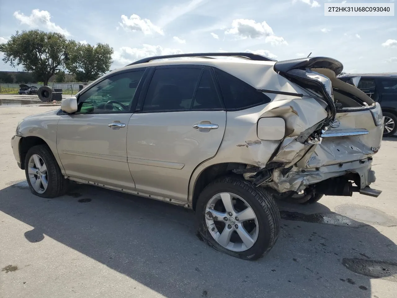 2008 Lexus Rx 350 VIN: 2T2HK31U68C093040 Lot: 73564584