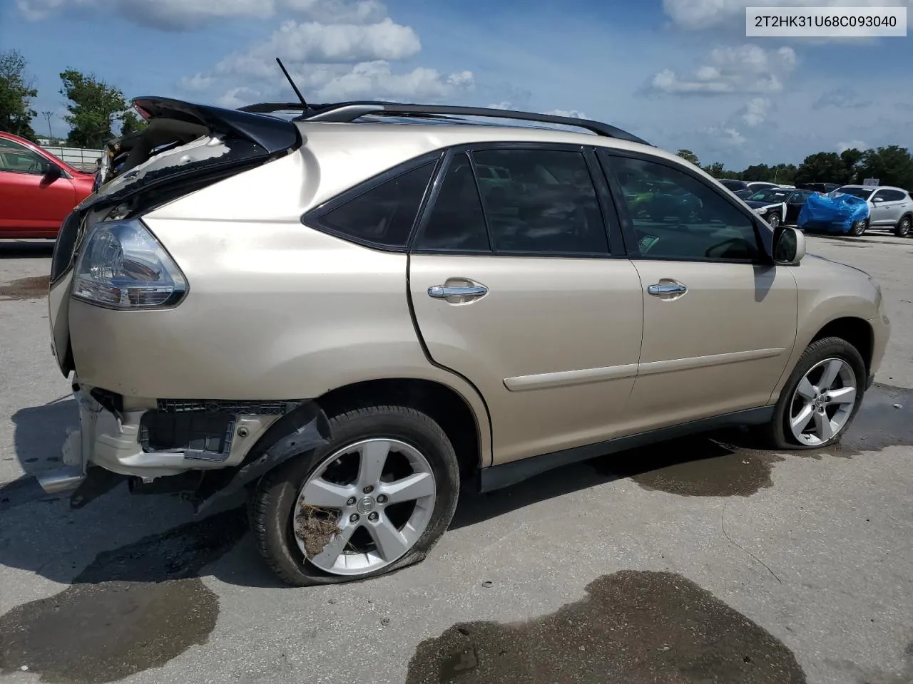 2008 Lexus Rx 350 VIN: 2T2HK31U68C093040 Lot: 73564584