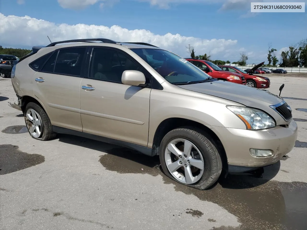 2008 Lexus Rx 350 VIN: 2T2HK31U68C093040 Lot: 73564584