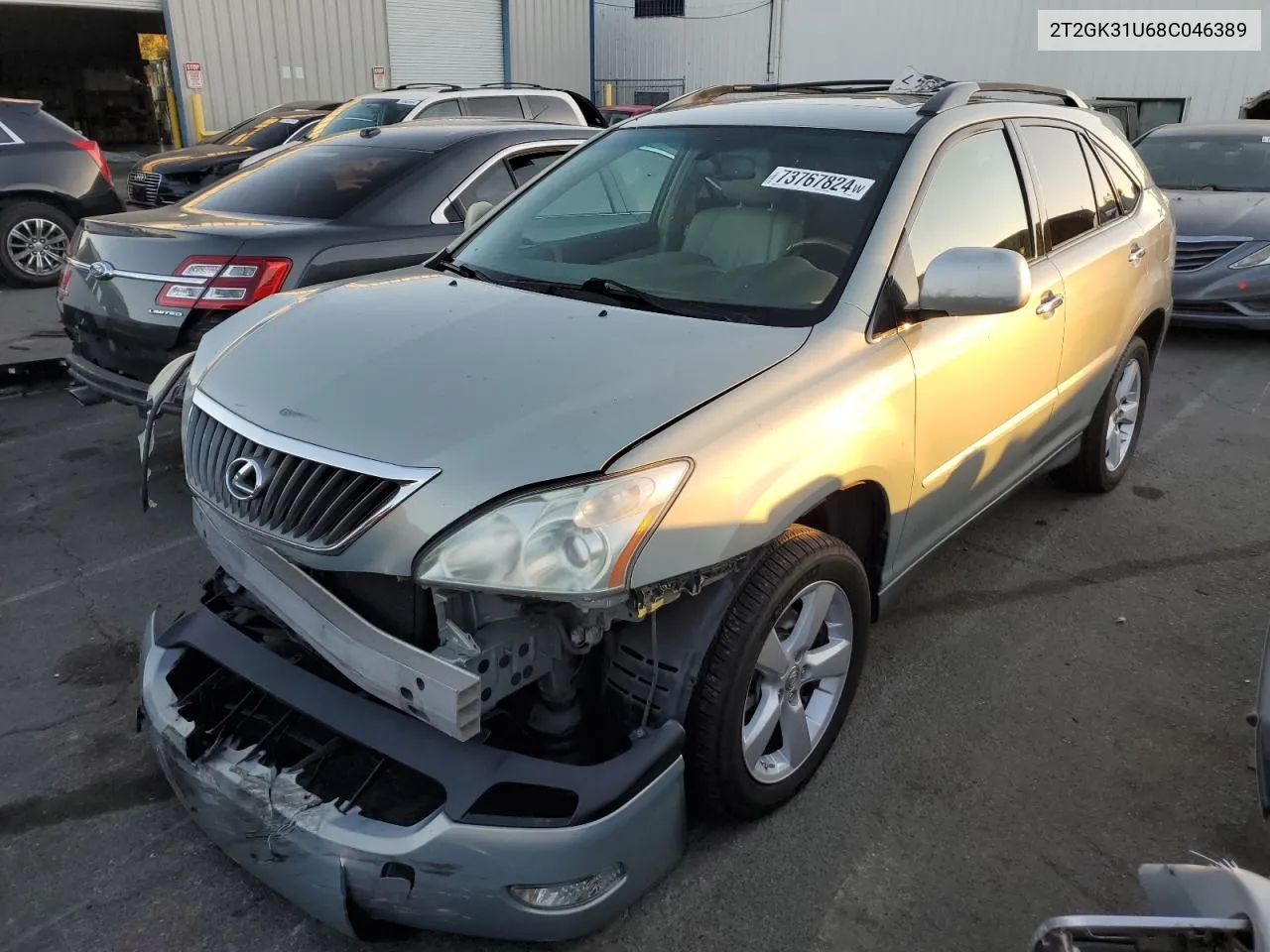 2008 Lexus Rx 350 VIN: 2T2GK31U68C046389 Lot: 73767824