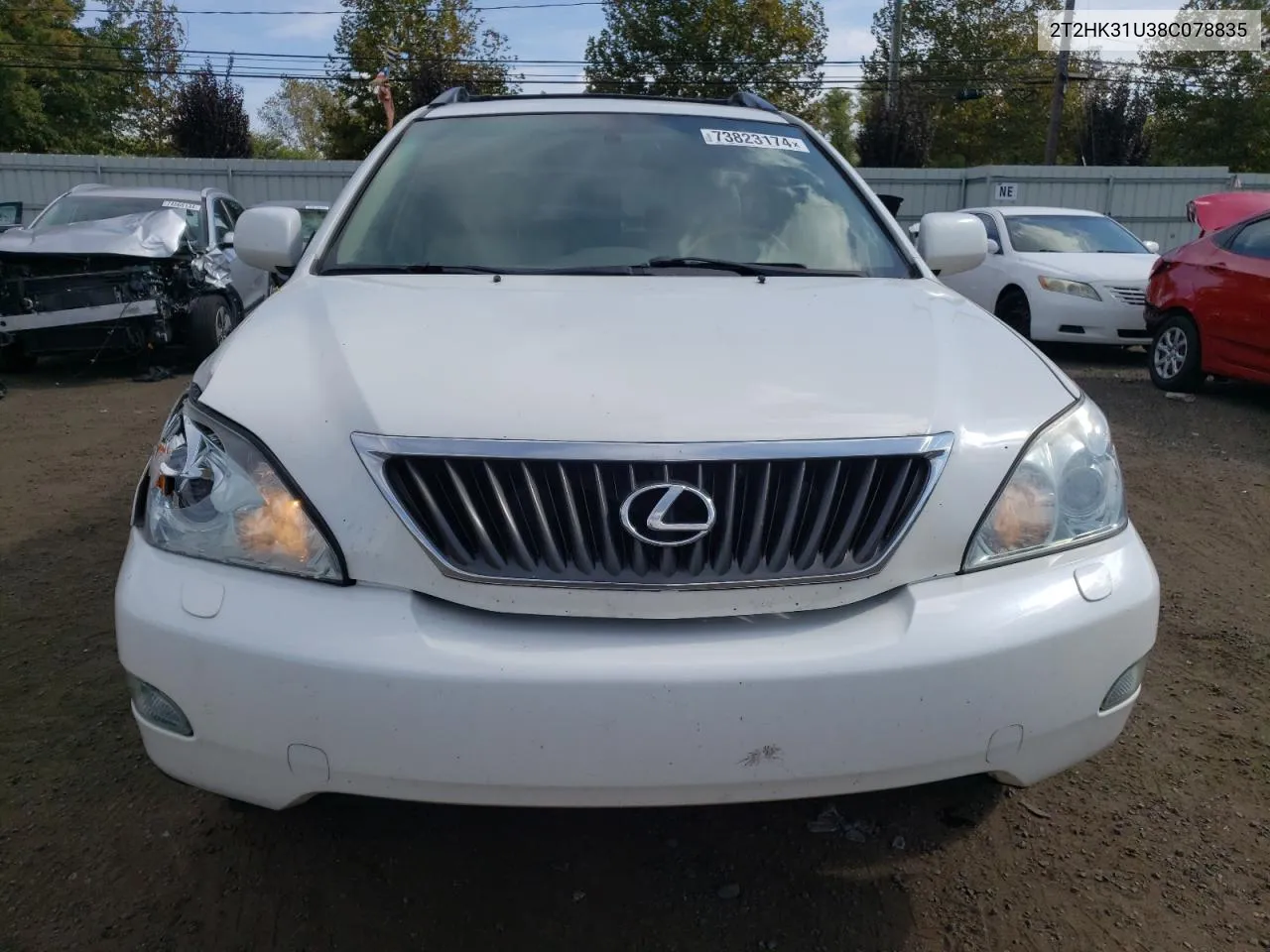 2008 Lexus Rx 350 VIN: 2T2HK31U38C078835 Lot: 73823174