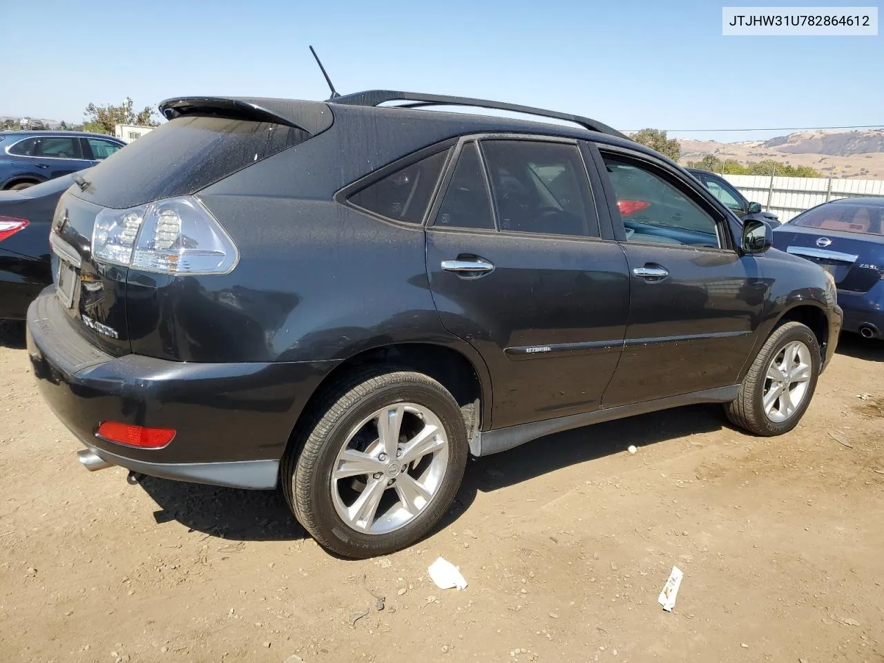 2008 Lexus Rx 400H VIN: JTJHW31U782864612 Lot: 73852424