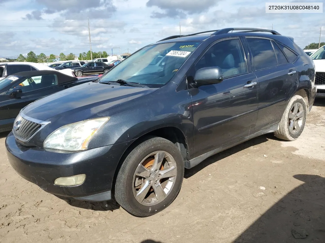 2008 Lexus Rx 350 VIN: 2T2GK31U08C048140 Lot: 73857304