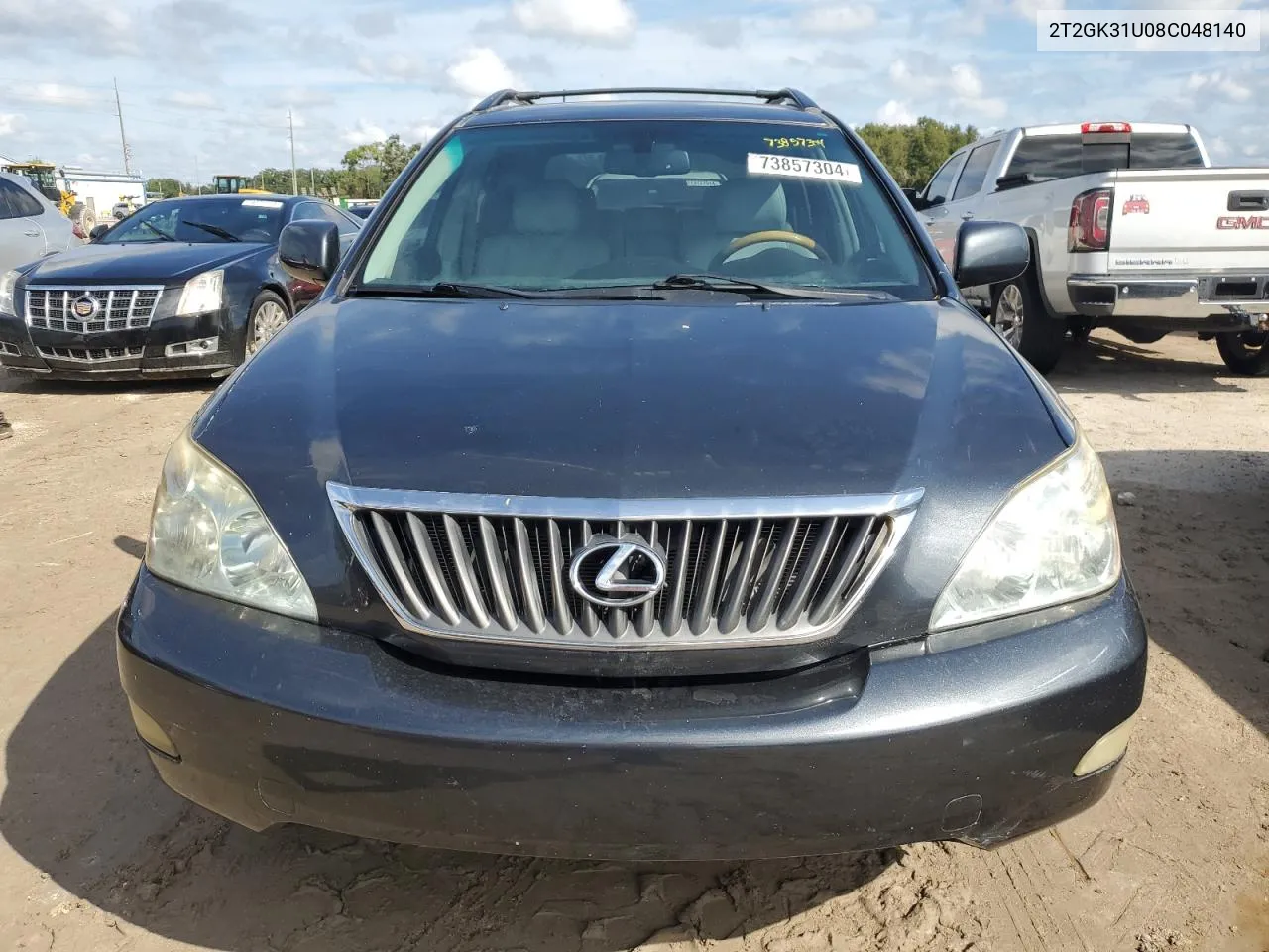 2008 Lexus Rx 350 VIN: 2T2GK31U08C048140 Lot: 73857304