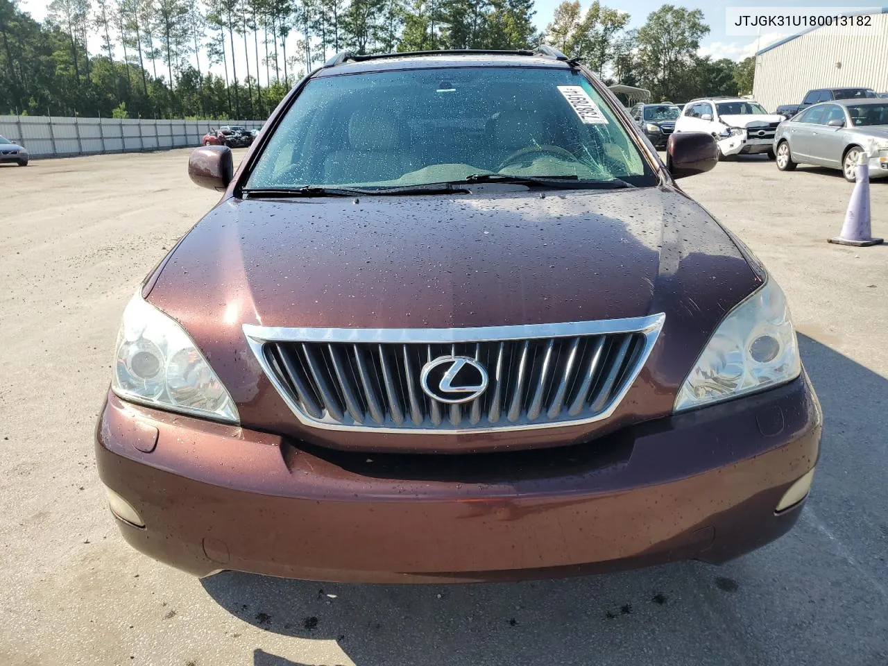 2008 Lexus Rx 350 VIN: JTJGK31U180013182 Lot: 73878914