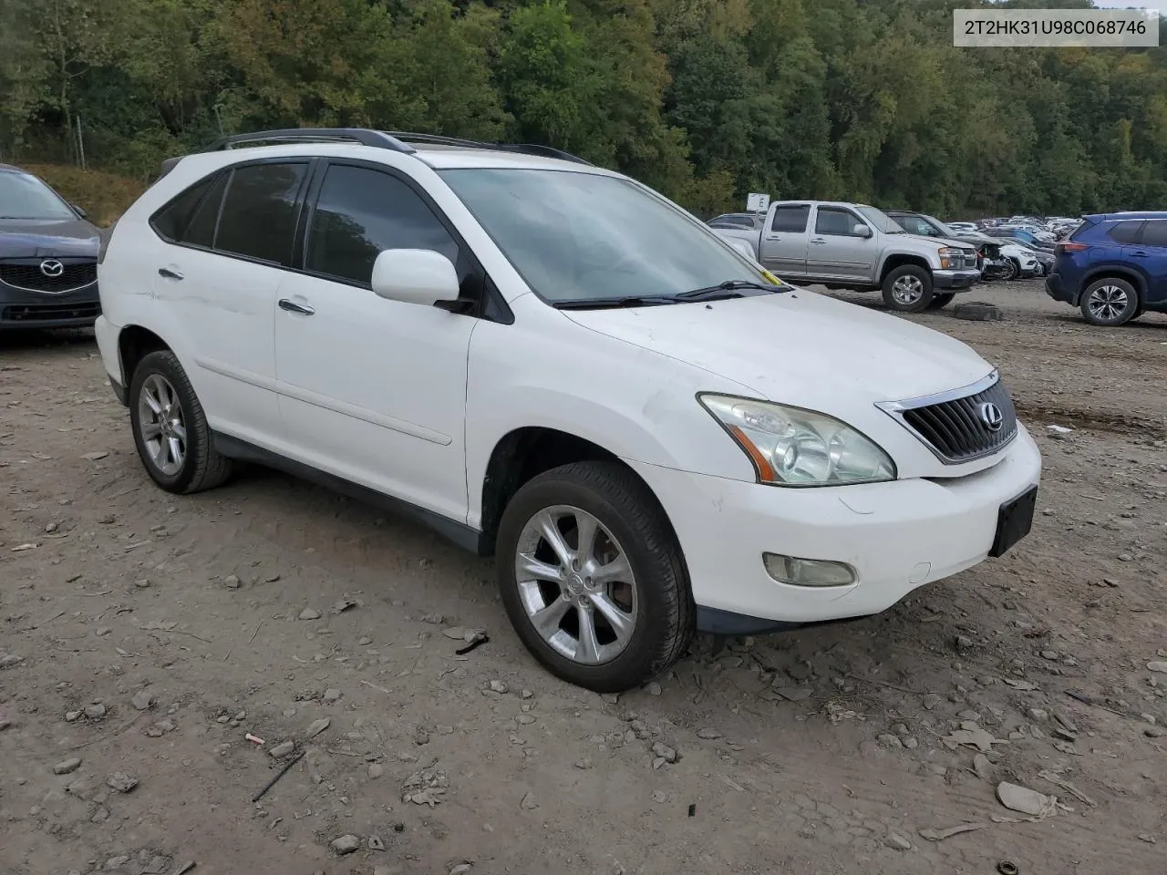 2008 Lexus Rx 350 VIN: 2T2HK31U98C068746 Lot: 74217534