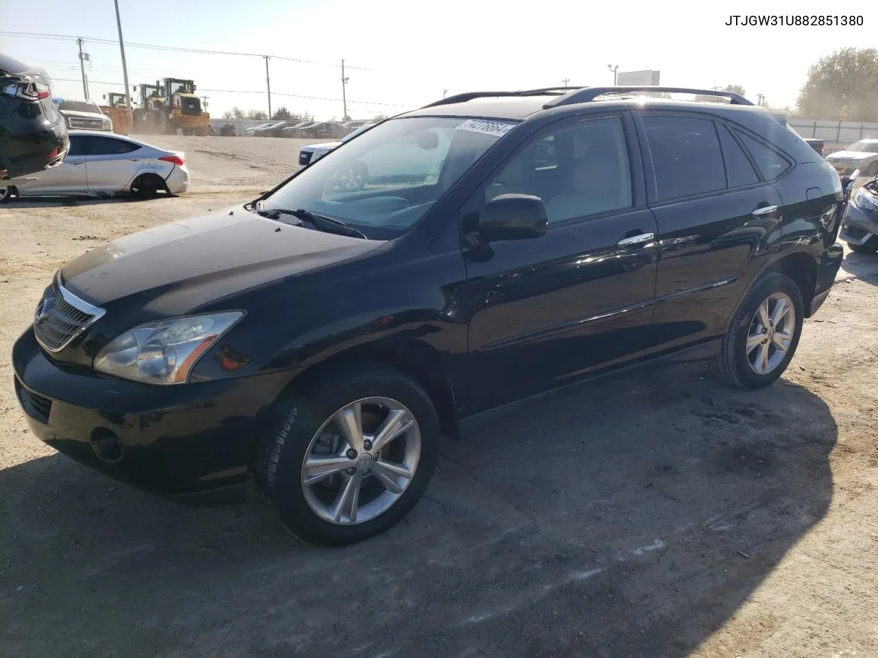 2008 Lexus Rx 400H VIN: JTJGW31U882851380 Lot: 74276664