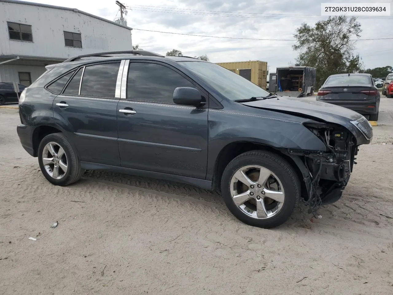 2008 Lexus Rx 350 VIN: 2T2GK31U28C039634 Lot: 74480454