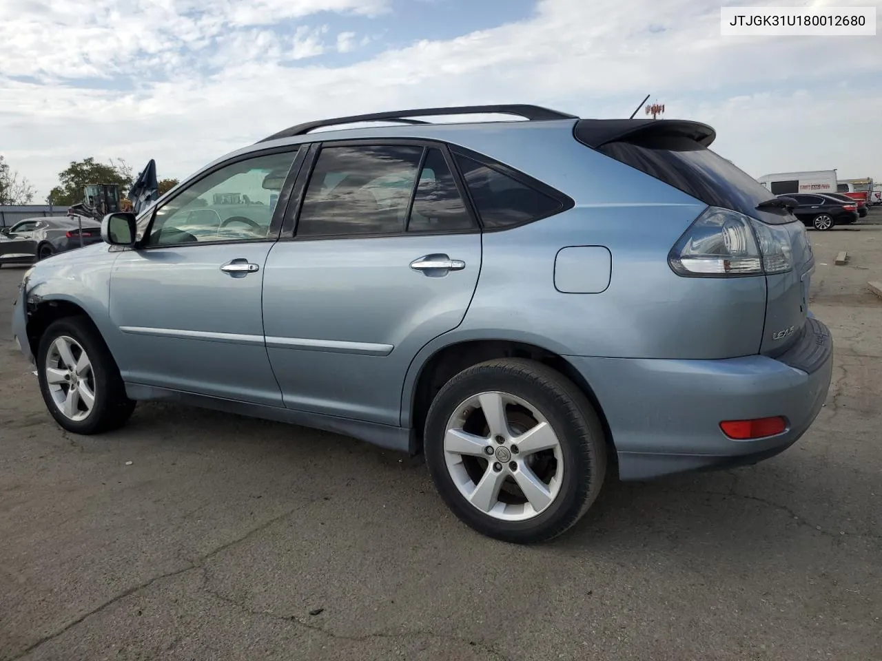 2008 Lexus Rx 350 VIN: JTJGK31U180012680 Lot: 74833754